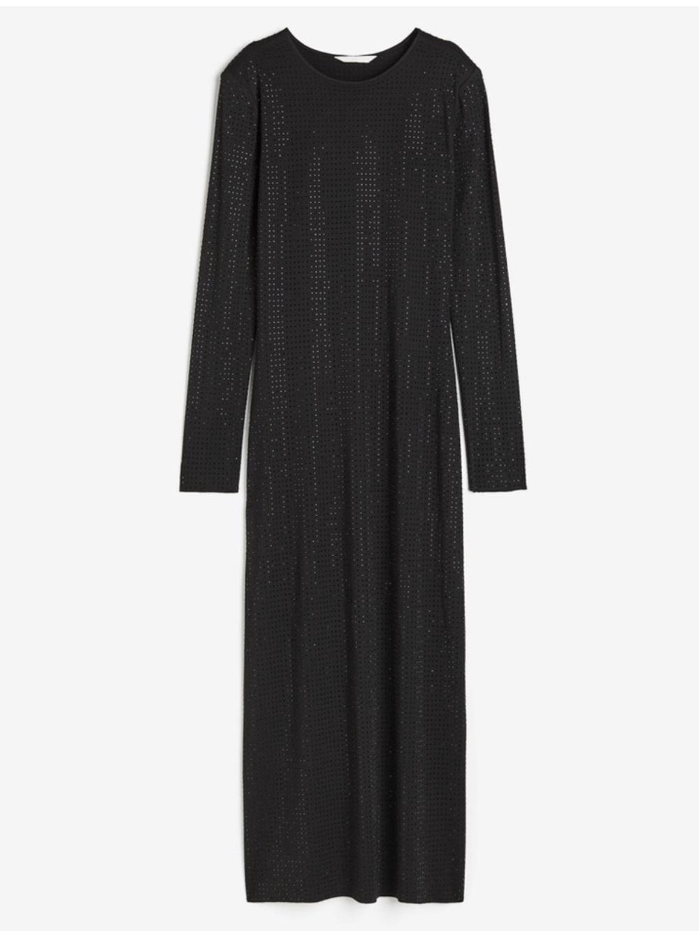 H&M Rhinestone Embellished Bodycon Maxi Dress